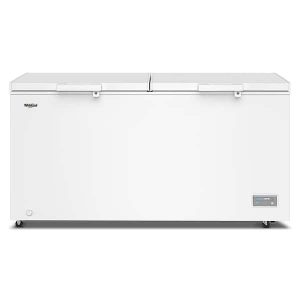 19 cu. ft. Manual Defrost Convertible Freezer-to-Fridge Chest Freezer with 4 Storage Baskets in White Garage Ready