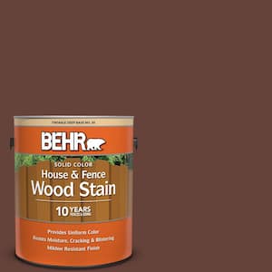 1 gal. #SC-117 Russet Solid Color House and Fence Exterior Wood Stain