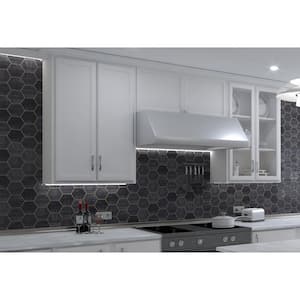 Homage 5 in. x 5 in. Hexagon Lincoln Hex Porcelain Wall and Floor Hex Tile 4.54 sq. ft./0.25 per case