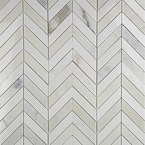 Ivy Hill Tile White Carrera Squares 12 in. x 12 in. Polished Marble ...