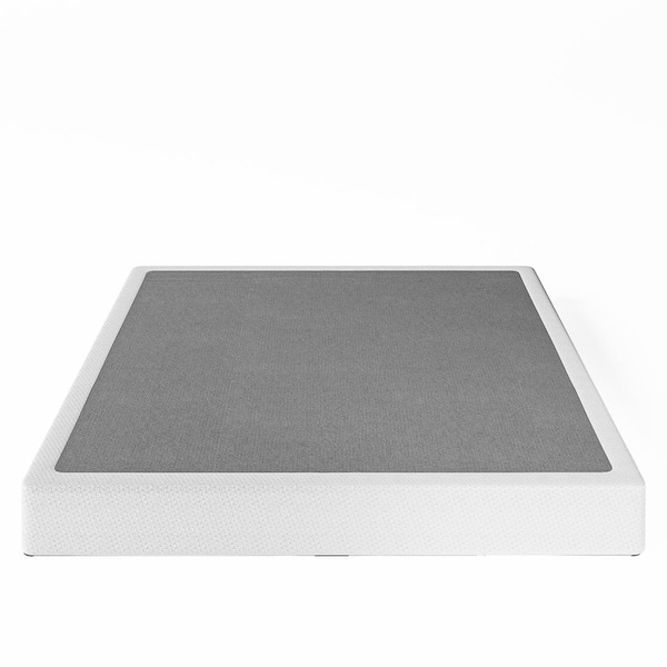 HOMZENE 9 in. Queen Size Box Spring with Metal Structure, Mattress Foundation with Frabric Cover, Easy Assembly and No Squeak