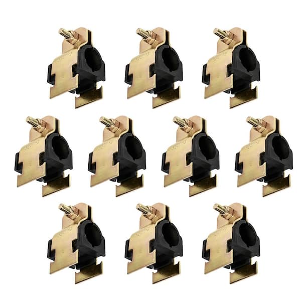 PLUMBFLEX 1/2 in. Steel Cushion Strut Clamp (10-Pack)