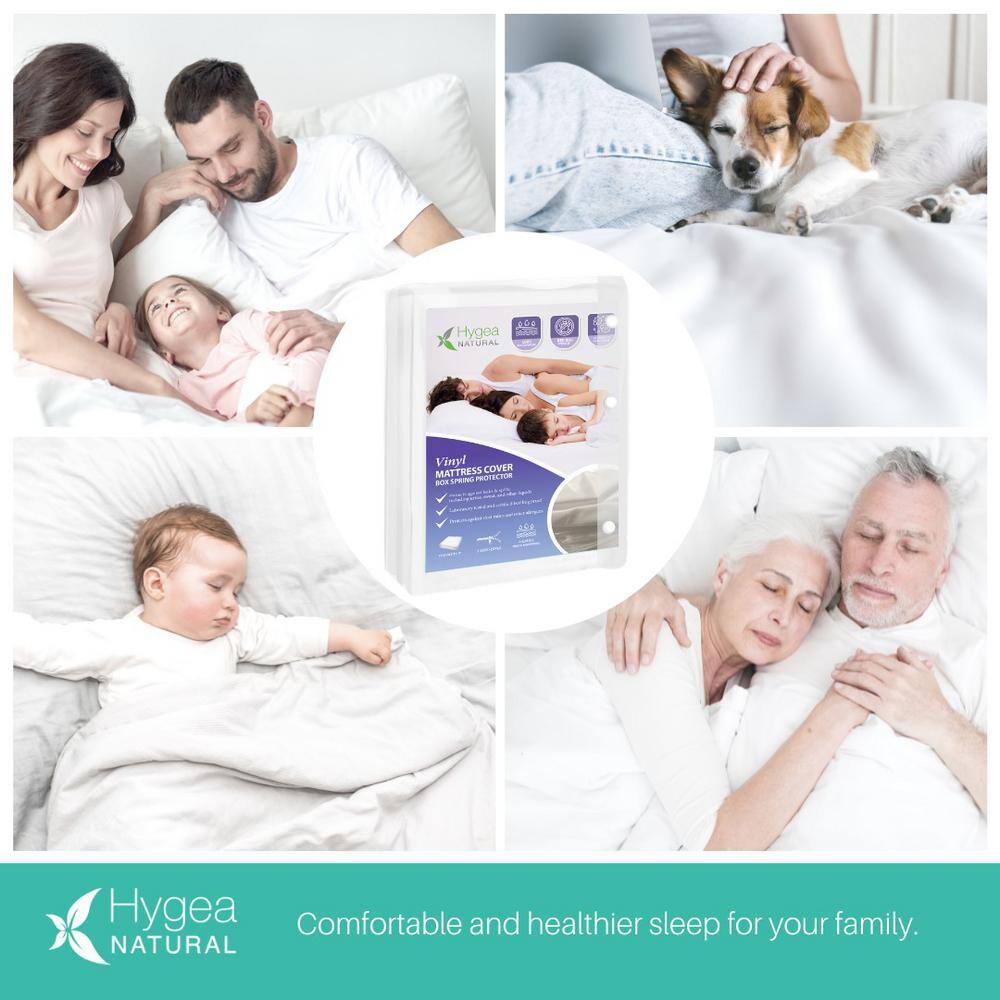 Full Size Waterproof Vinyl Mattress and Box Spring Protector