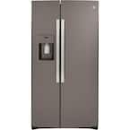 21.8 cu. ft. Side by Side Refrigerator in Slate, Counter Depth and Fingerprint Resistant
