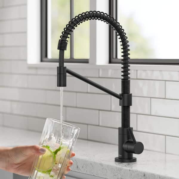 Bolden Single Handle Beverage Faucet in Matte Black