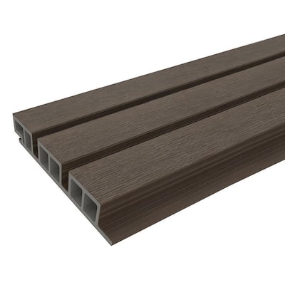 European Siding System 7.7 in. x 96 in. Composite Belgian Board Siding in Brazilian Ipe