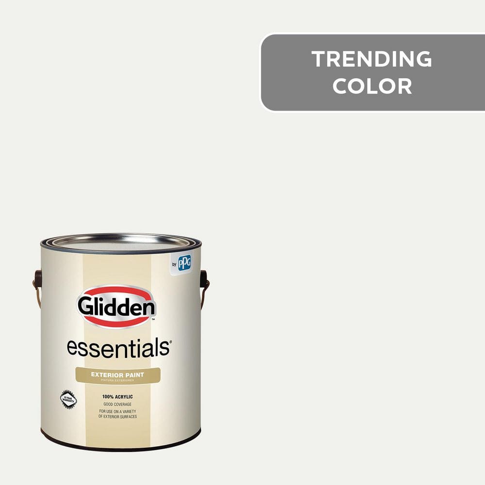 1 gal. PPG1001-1 Delicate White Satin Exterior Paint price history on PriceWatchPro