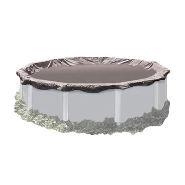 Swimline 16 ft. x 25 ft. Winter Oval Above Ground Swimming Pool Cover, Blue