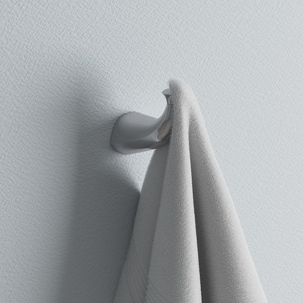 Alteo J-Hook Robe/Towel Hook in Polished Chrome