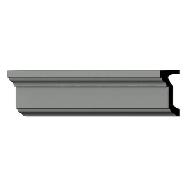 Ekena Millwork 5 in. D x 5 in. W x 96 in. L Primed Polyurethane Panel Moulding
