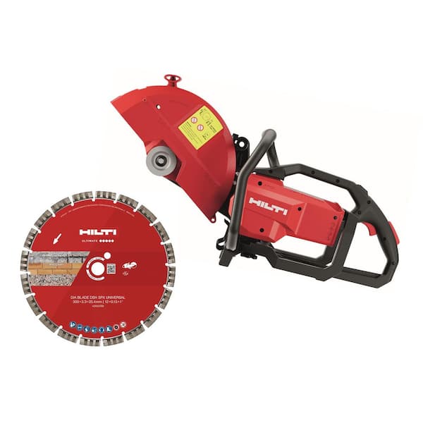 DSH 900X 33.7 in. x 10.3 in. Pull Start Hand-Held Concrete Gas Saw with 16 in. Equidist SPX Diamond Blade