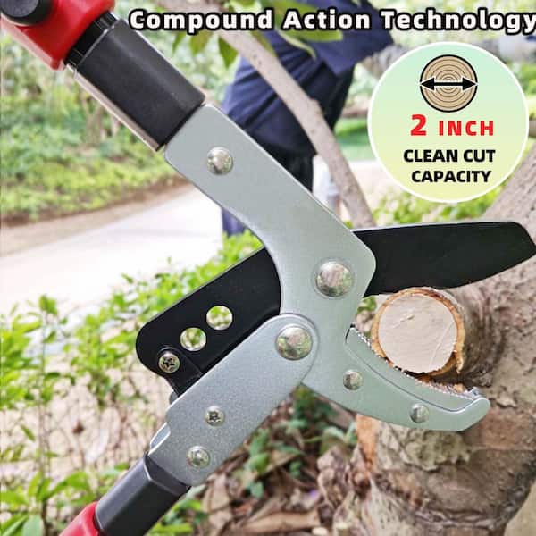 28-41 in. Garden Shears Set Heavy Duty Anvil Loppers, 2 in