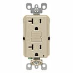 Leviton 20 Amp 125-Volt Duplex Self-Test Slim GFCI Outlet, White (4 ...