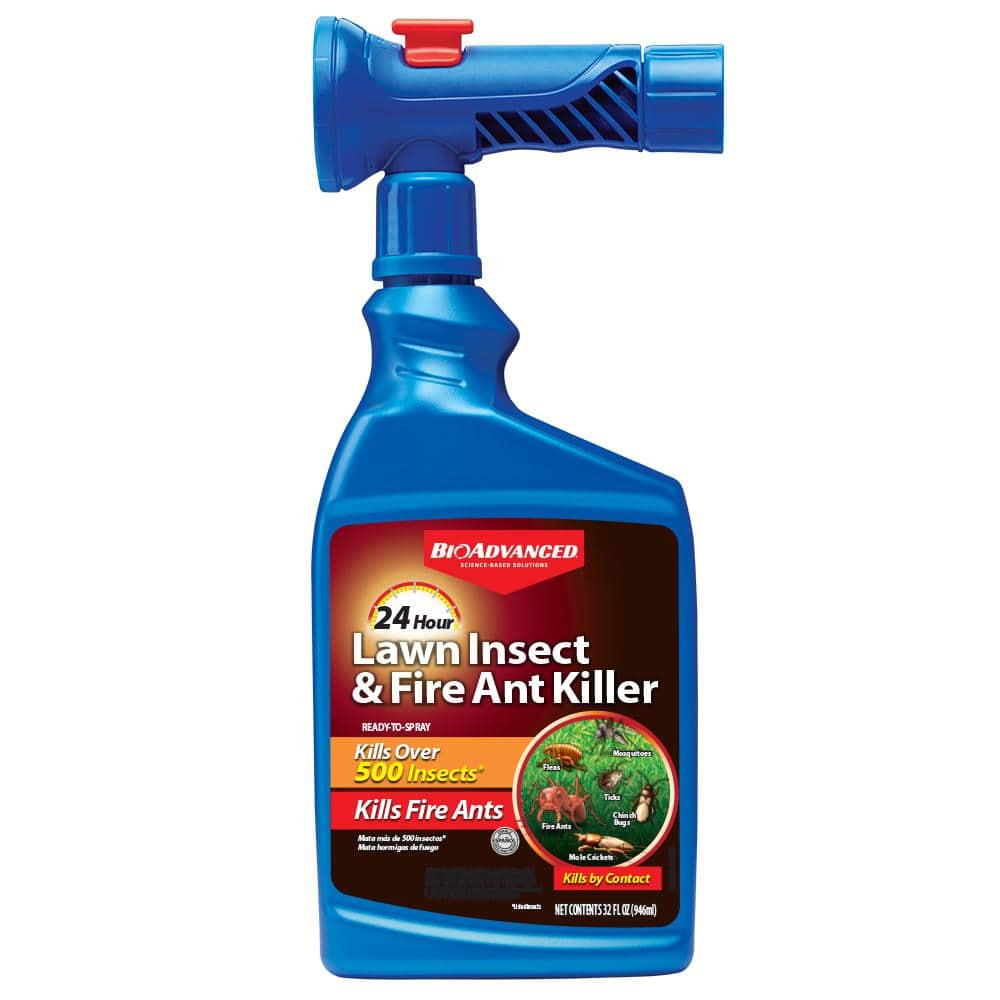 BIOADVANCED 32oz 24-Hour Lawn Insect Killer and Fire Ant Killer Ready ...