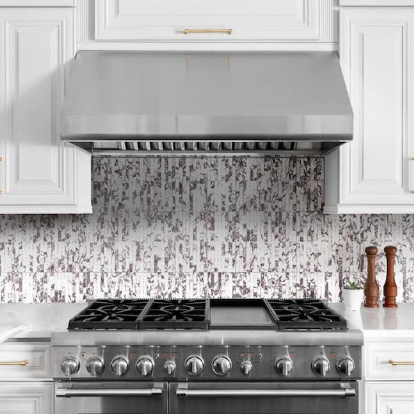 Touche Brick Stacked Rubis 12 in. x 12 in. Porcelain Floor and Wall Mosaic Tile (8.82 sq. ft./Case)