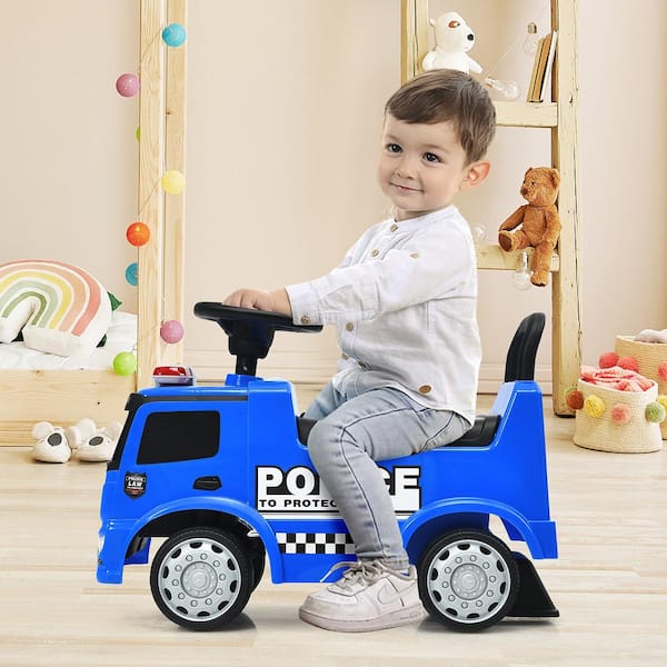 Kids Ride On Push Police Car Licensed Mercedes Benz Push and Ride Racer