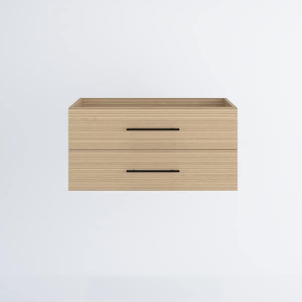 Napa 40 in. W x 18 in. D x 21 in. H Single Sink Bath Vanity Cabinet without Top in Sand Pine, Wall Mounted