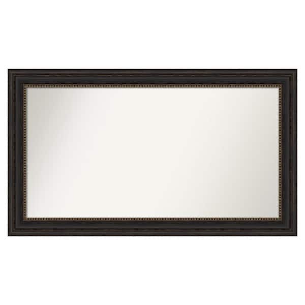 Amanti Art Accent Bronze 45 in. x 26 in. Custom Non-Beveled Polystyrene Antique Framed Bathroom Vanity Wall Mirror