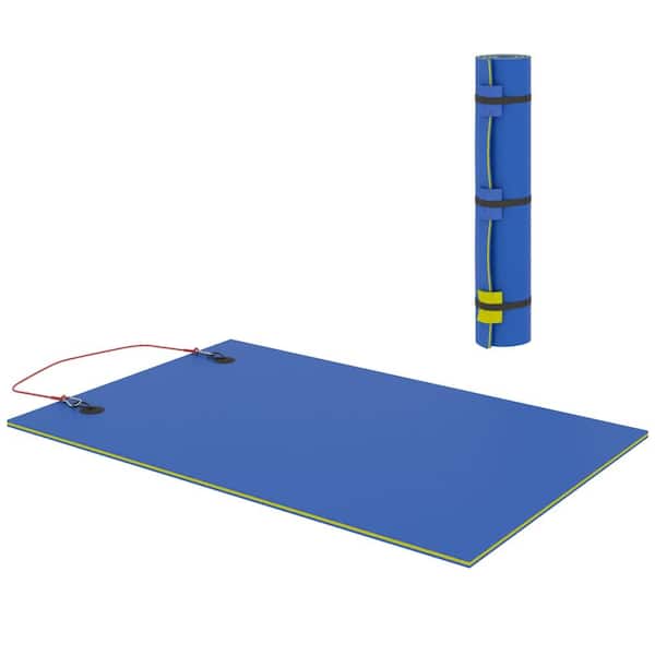 9 ft. x 6 ft. Lily Pad Floating Water Mat, Holds 2 Adults for Lake & Pool
