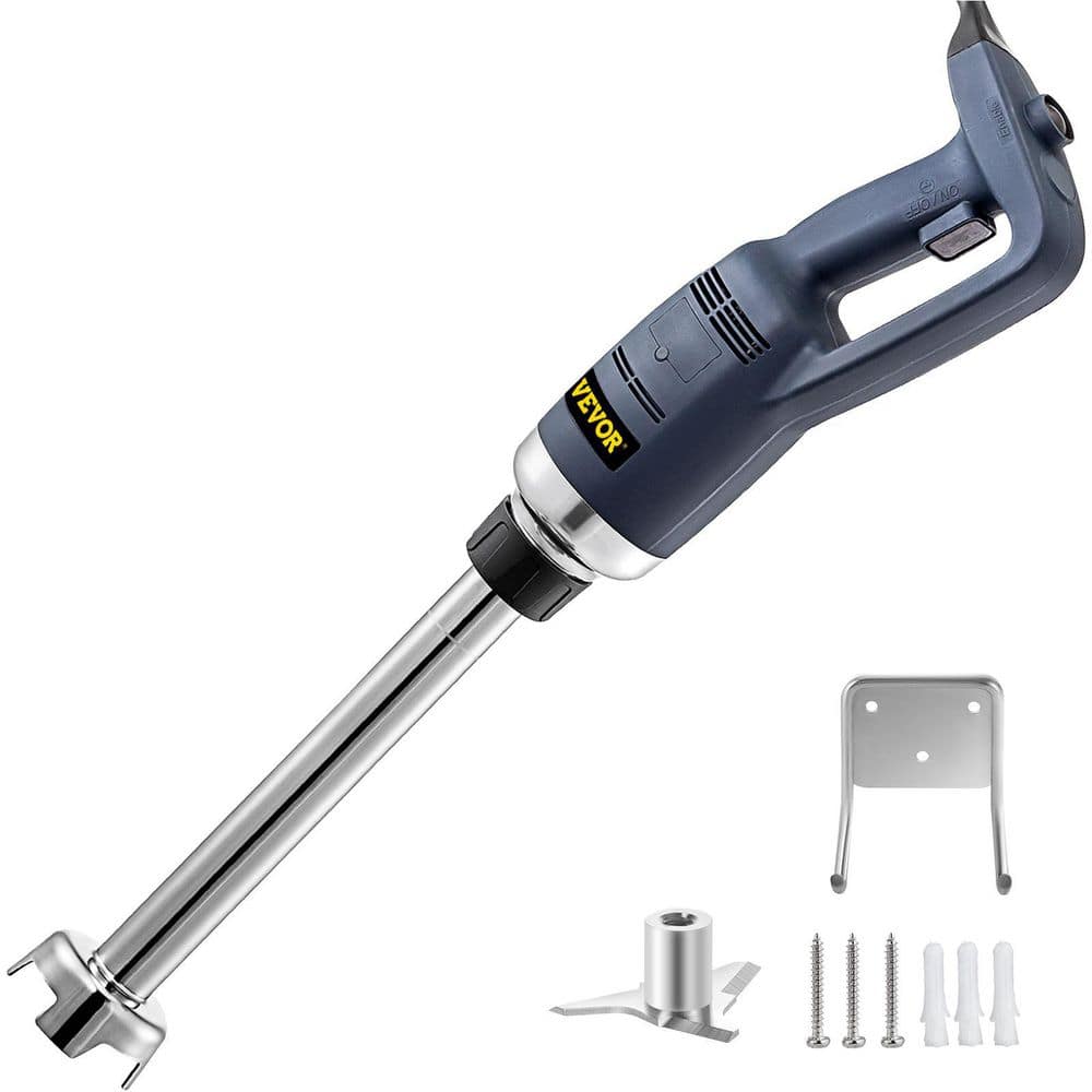 VEVOR Commercial Immersion Blender 500 Watt Blue Hand Held Mixer with