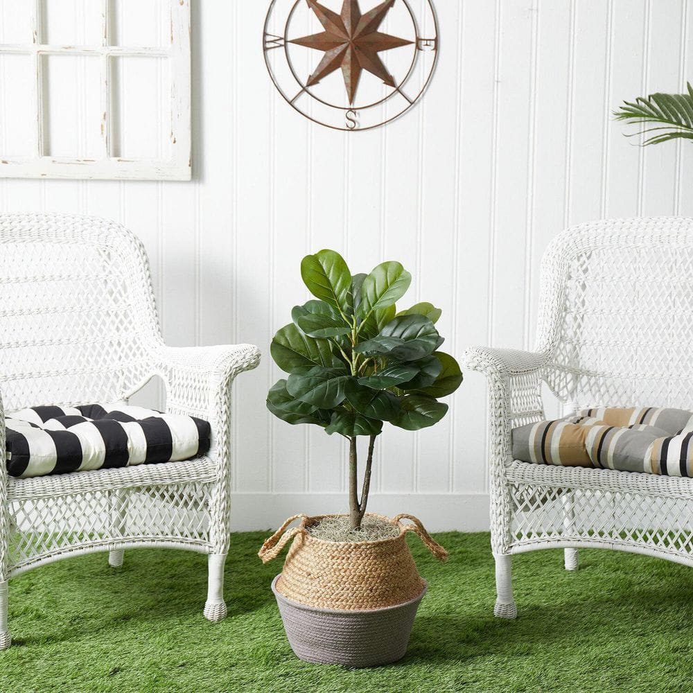 3 ft. Artificial Fig Tree in Basket for Indoor/Outdoor price history on PriceWatchPro