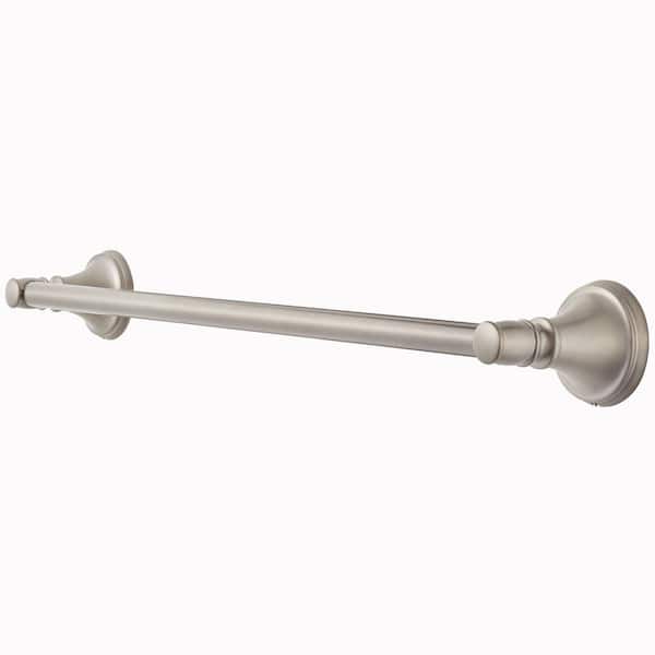 Northcott 24 in. Wall Mounted Towel Bar in Brushed Nickel