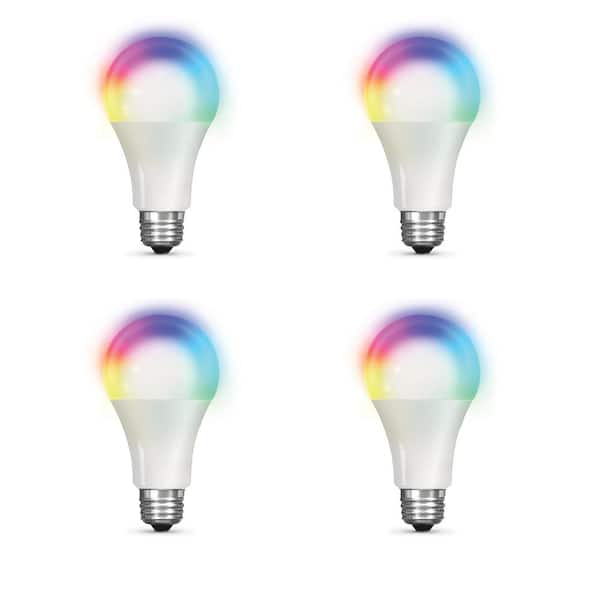 FEIT Electric Smart WiFi LED Color Changing and Dimmable A19 Light Bulb, No Hub Required, Works with Alexa and Google Assistant OM60/RGBW/CA/AG FEIT Electric Smart WiFi LED Color Changing and Dimmable A19 Light Bulb, No Hub Required, Works with Alexa and Google Assistant OM60/RGBW/CA/AG