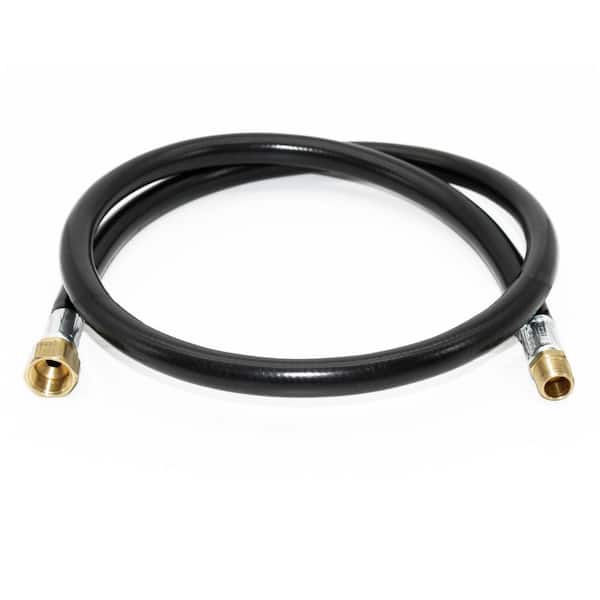 Flame King 48 in. x 3/8 in. Thermo Plastic Hose Assembly for LP and Natural Gas