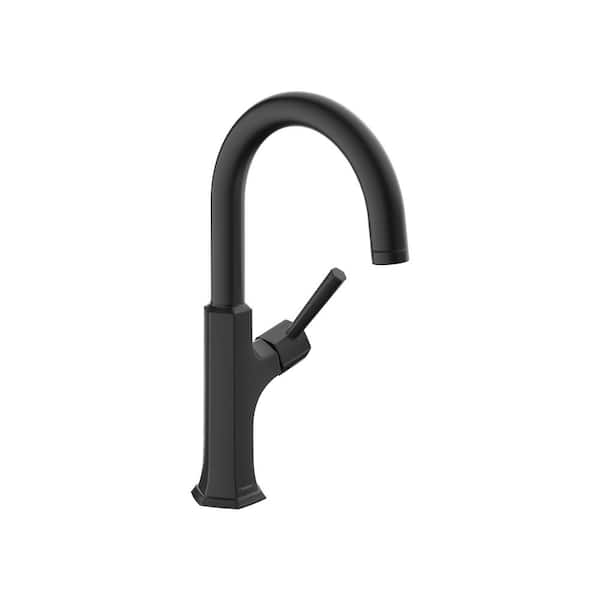Hansgrohe Locarno 1-Handle Bar Faucet in Matte Black