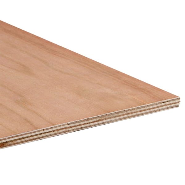 Handprint 1/4 in. x 4 ft. x 4 ft. Gaboon Virola Plywood