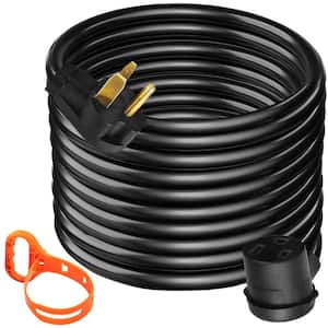RV Extension Cord 40 Amp 50 ft. 250V 8 AWG/3C Welder Power Cord with NEMA 6-50 Plug STW Jacket for Welding RV Generator
