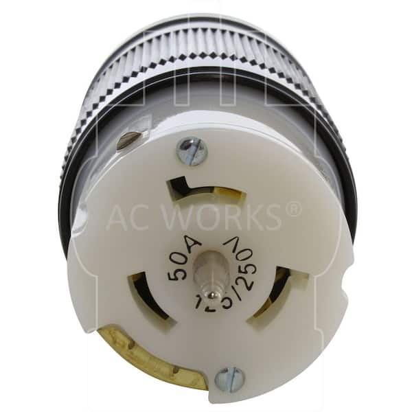 AC WORKS California Standard CS6364 50 Amp 125/250-Volt 4-Prong