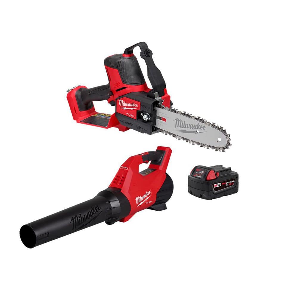 M18 FUEL 18V Lithium-Ion Brushless Battery 8 in. HATCHET Mini Chainsaw w M18 5.0 Ah Battery, M18 FUEL Blower (Tool-Only) price history on PriceWatchPro