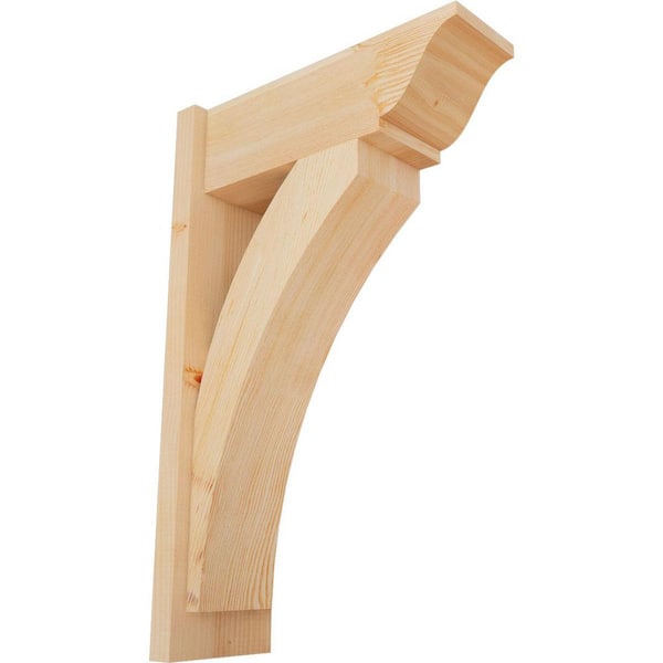 Ekena Millwork 8 in. x 32 in. x 20 in. Thorton Traditional Smooth Douglas Fir Outlooker