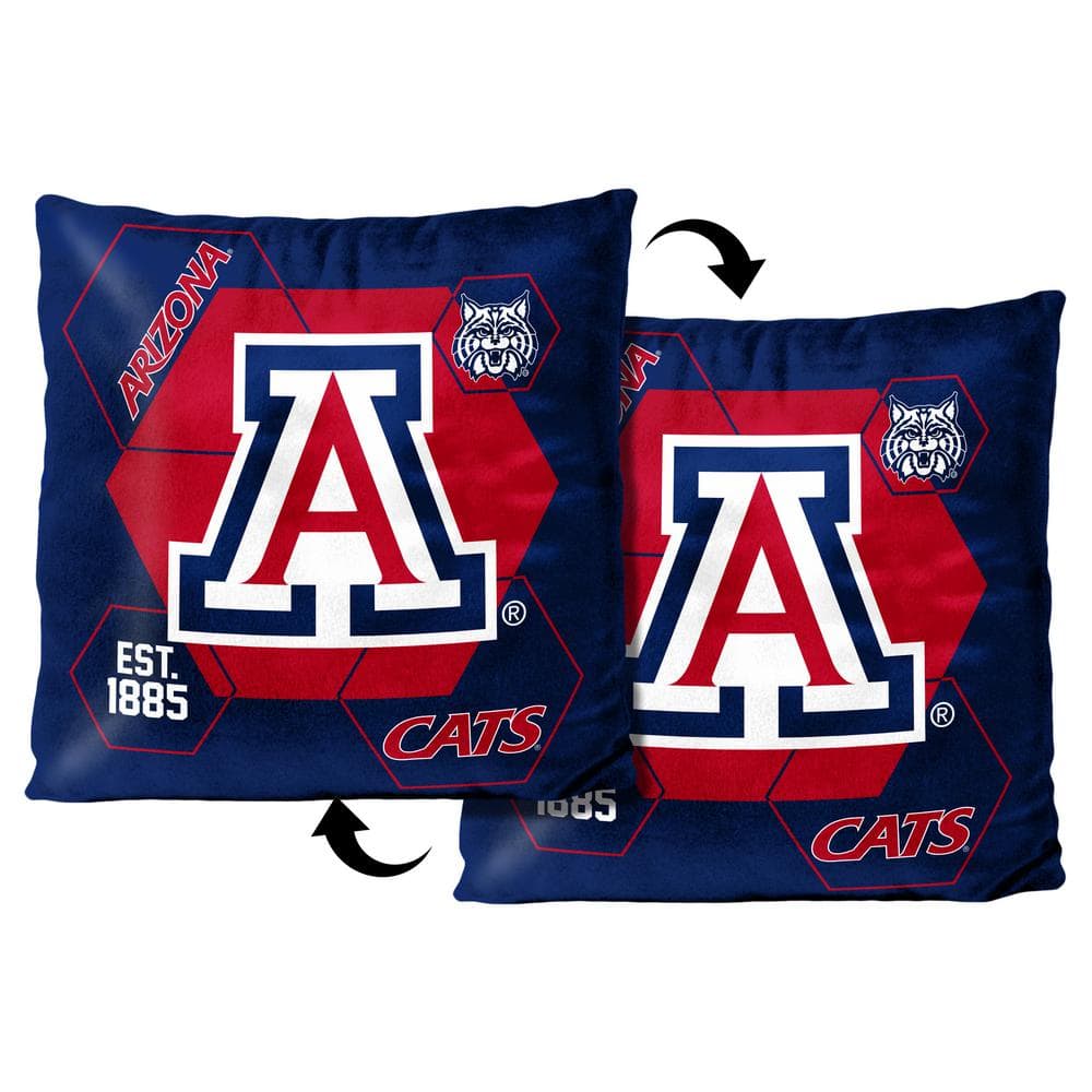 Arizona Wildcats Velvet Square Throw Pillow