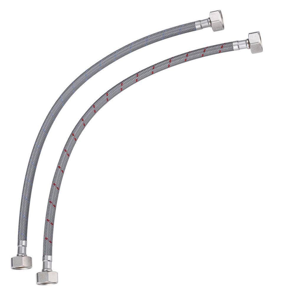 16 in. 1/2 in. Compression x 1/2 in. Compression Braid Stainless Steel Faucet Supply Line price history on PriceWatchPro