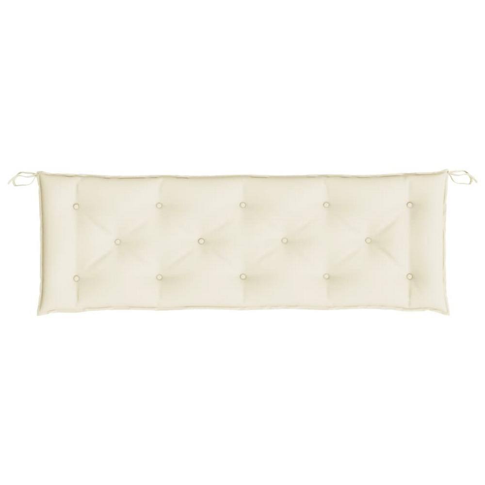 59.1 in. x 19.7 in. White Rectangular Outdoor Cushion for Bench with Tufted Oxford Fabric price history on PriceWatchPro