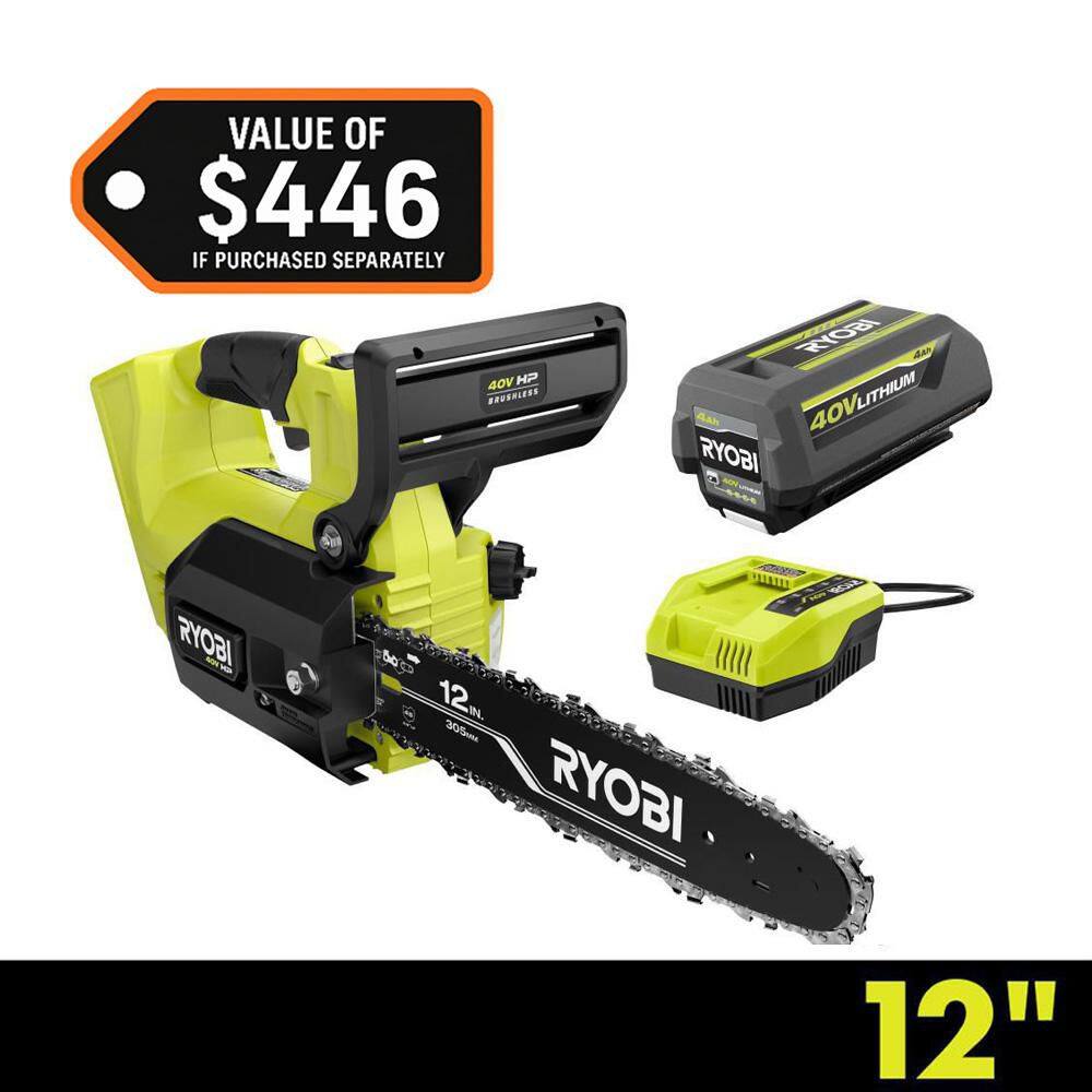 40V HP Brushless 12 in. Top Handle Battery Chainsaw with 4.0 Battery and Charger price history on PriceWatchPro