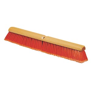 24 in. Flagged Polypropylene Push Broom Head (12-Case)