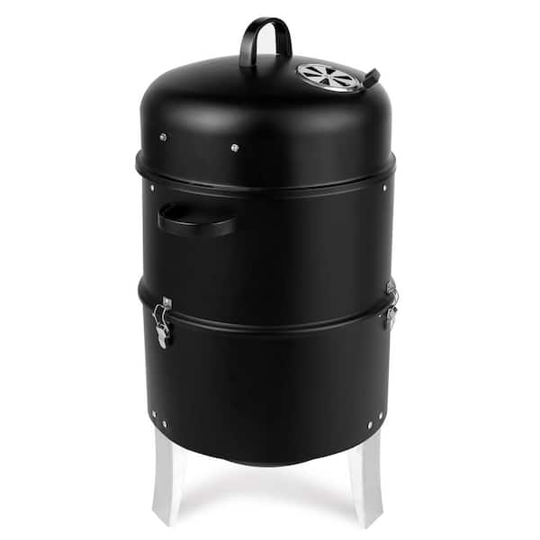 black smoker キャップ2 killerbong Karl home Vertical Steel Charcoal Smoker Carbon Grill in