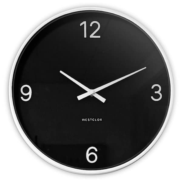 20 in. Modern B&W Wall Clock