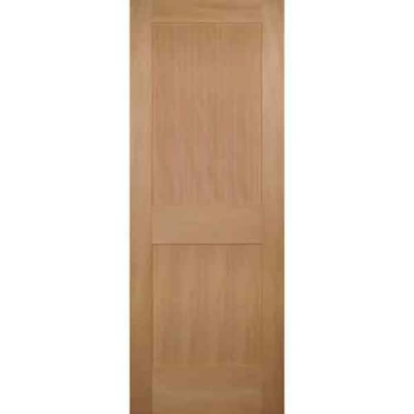 Builders Choice 32 In. X 80 In. 2-Panel Square Top Solid Core Hemlock ...