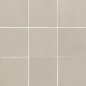 Sahara Square 4 in. x 4 in. Matte Grey Porcelain Mosaic Tile (4.84 sq. ft./Case)
