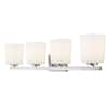 CANARM Hartley 3-Light Oil Rubbed Bronze Vanity Light With Flat Opal Glass Ivl472a03orb - View #9