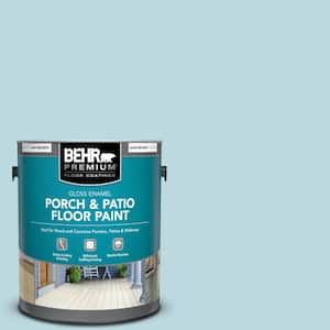 1 gal. #S460-1 Air Blue Gloss Enamel Interior/Exterior Porch and Patio Floor Paint