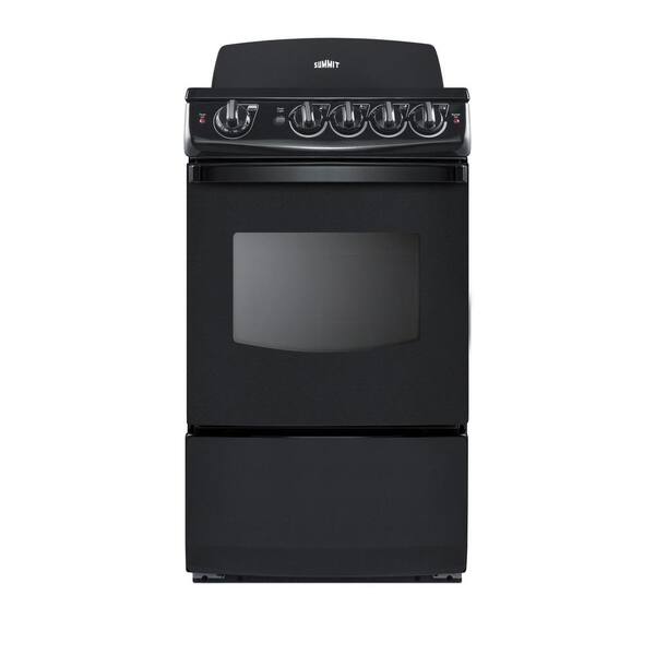 Summit Appliance 20 in. 2.4 cu. ft. Electric Range in Black