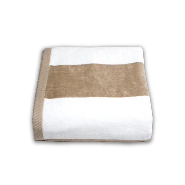 Espalma Tropical Cabana Sand Stripe Cotton Single Beach Towel