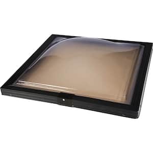 14-1/2 in. x 14-1/2 in. Fixed Curb Mount Polycarbonate Skylight with Aluminum Frame