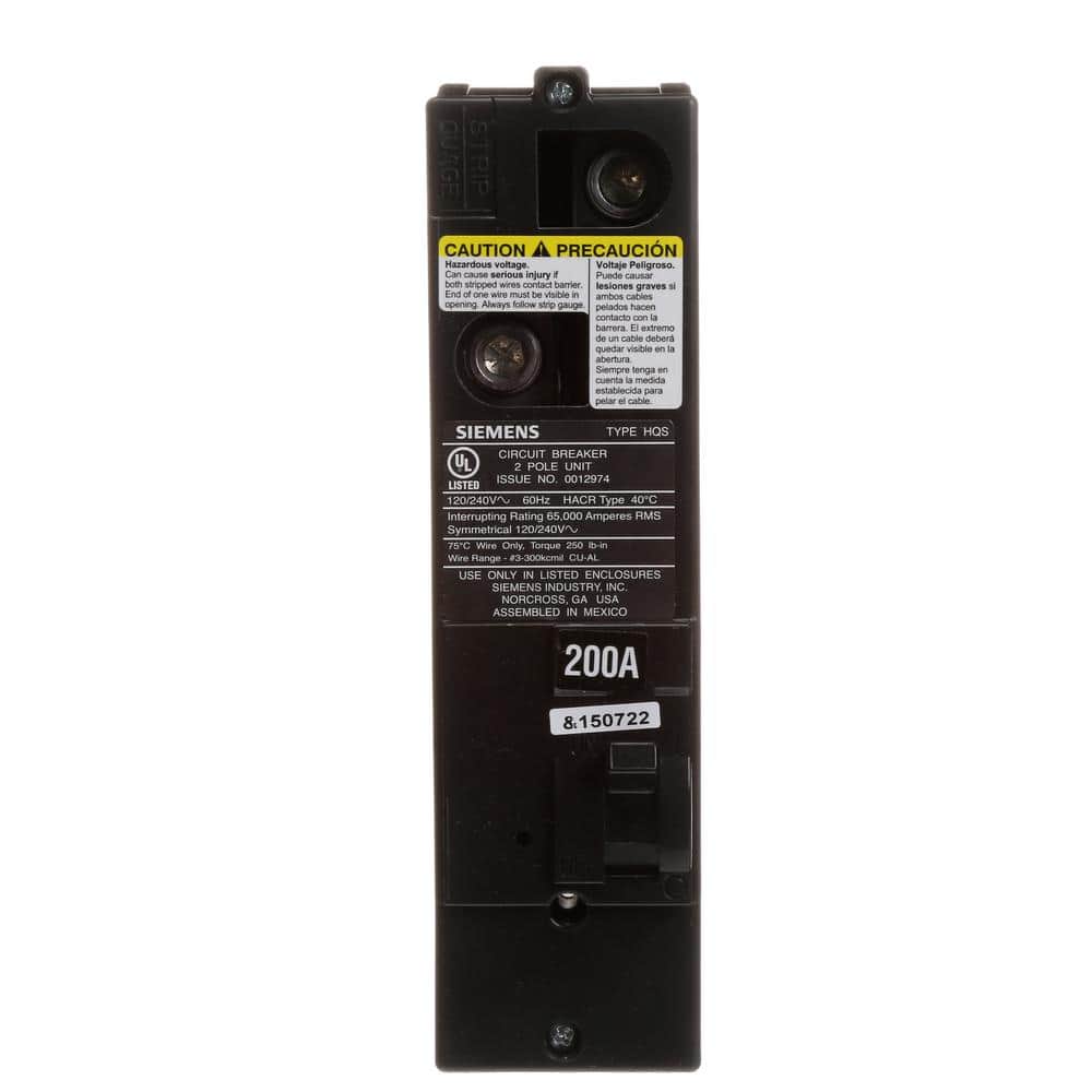 200 Amp Multi-Family Main Breaker Type QS price history on PriceWatchPro