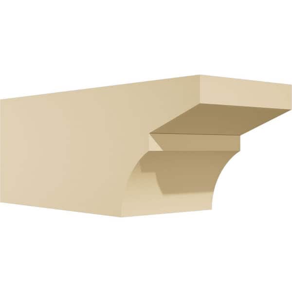 Ekena Millwork Standard Monterey 6 in. W x 6 in. H x 16 in. D Polyurethane Rafter Tail Outlooker